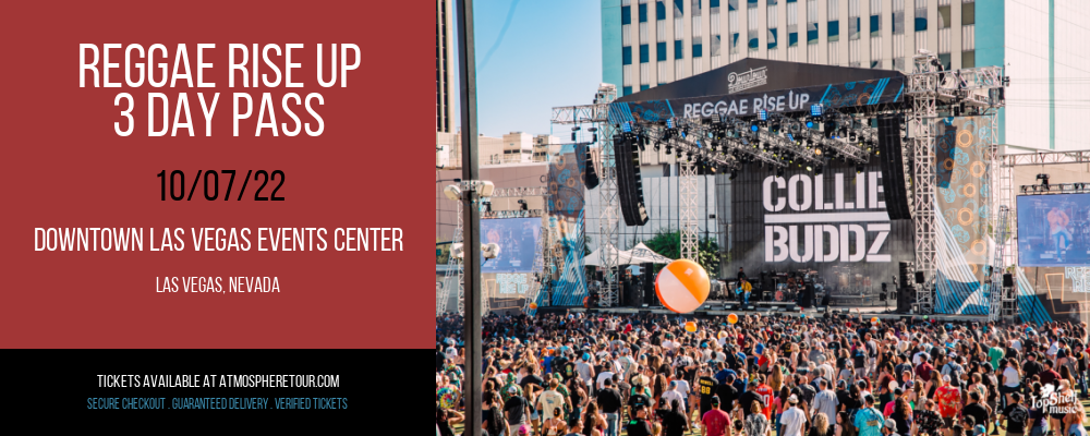 Reggae Rise Up - 3 Day Pass at Atmosphere Tour tickets Reggae Rise Up - 3 Day Pass at Atmosphere Tour