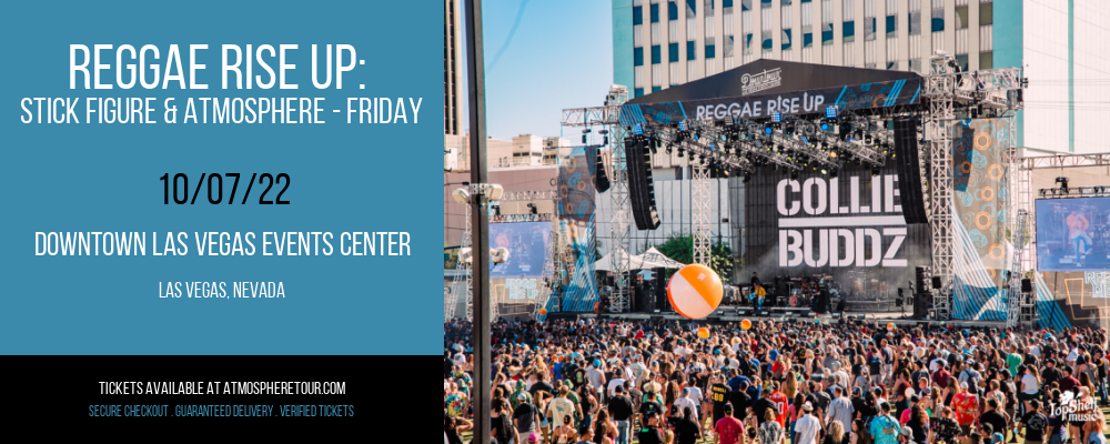 Reggae Rise Up: Stick Figure & Atmosphere - Friday at Atmosphere Tour tickets Reggae Rise Up: Stick Figure & Atmosphere - Friday at Atmosphere Tour