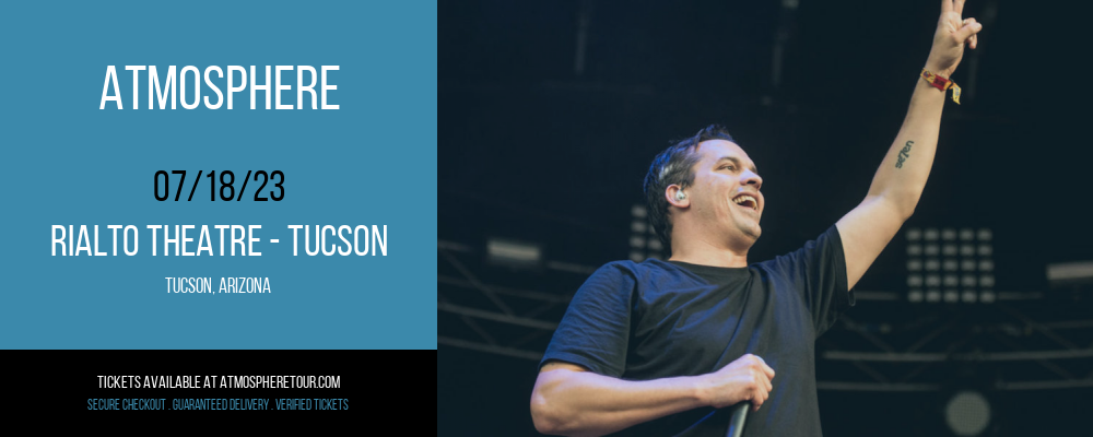 Atmosphere at Atmosphere Tour tickets Atmosphere at Atmosphere Tour