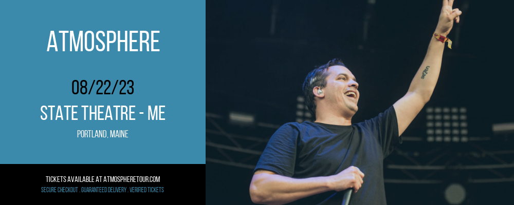 Atmosphere at Atmosphere Tour tickets Atmosphere at Atmosphere Tour